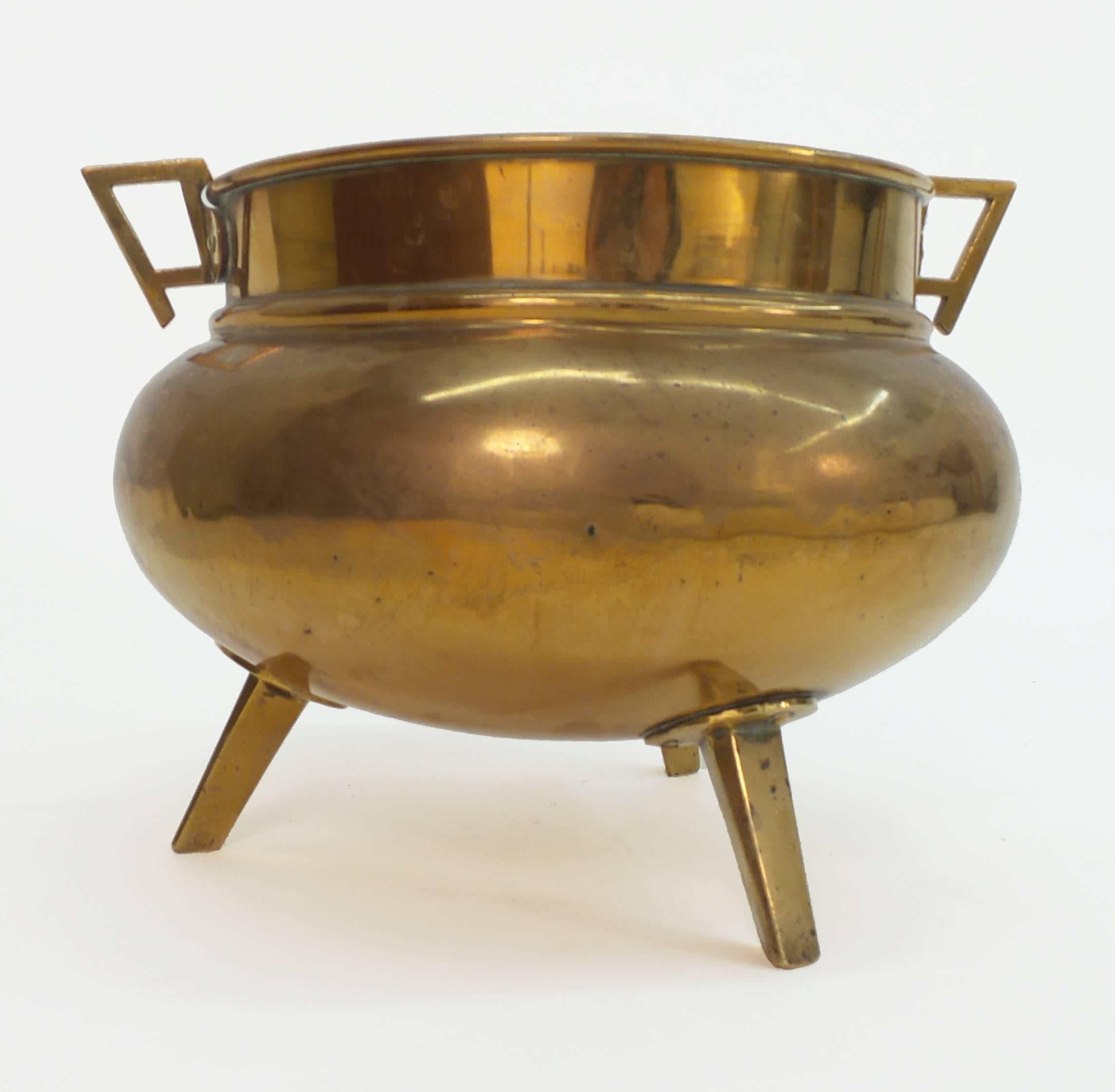 British English Aesthetic Movement Period Brass Planter For Sale