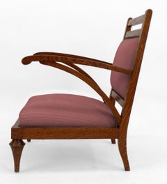 French Modernist Low Lounge Chairs