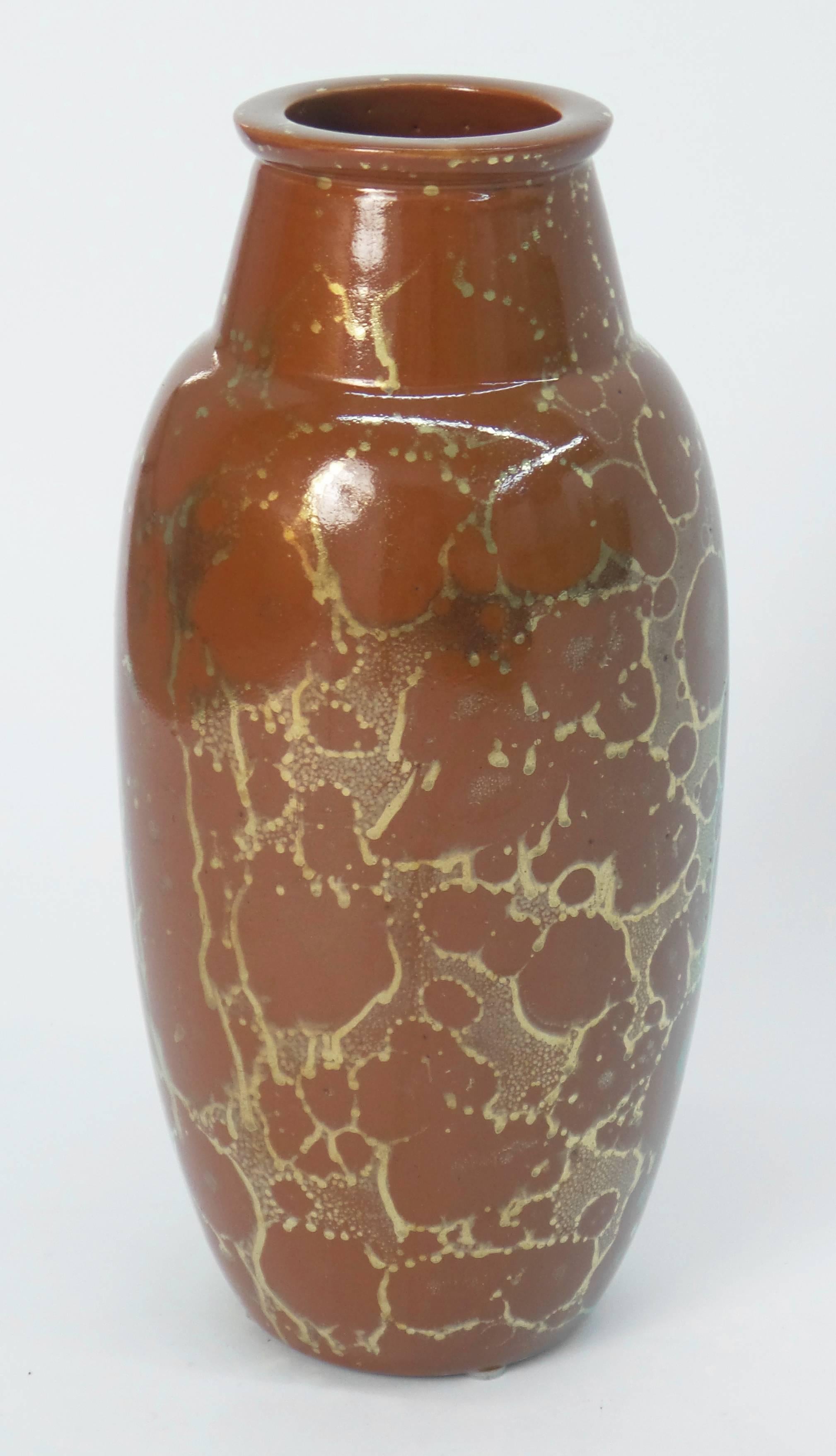 Art Deco Period Vase by Brisdoux In Excellent Condition For Sale In Long Island City, NY