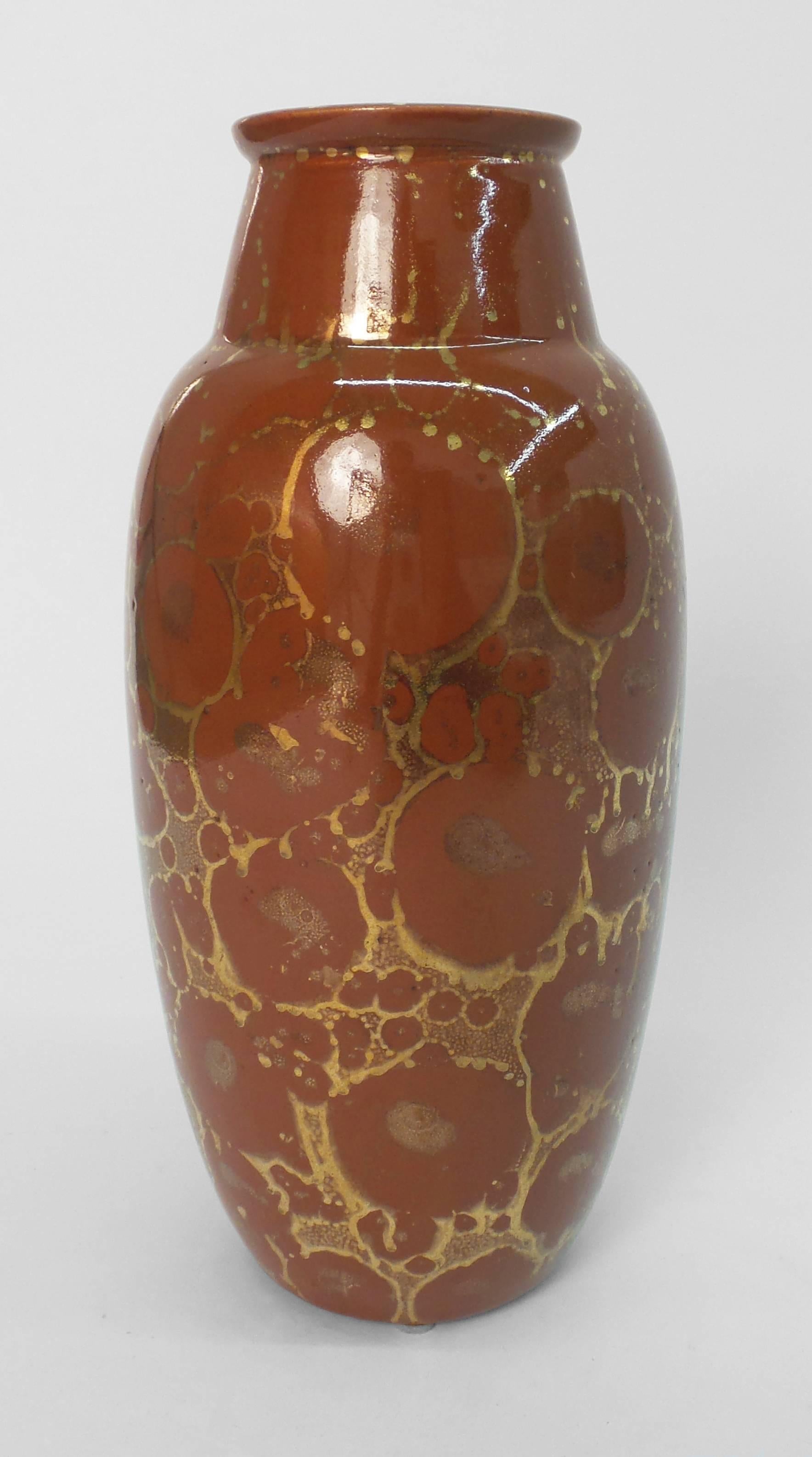 French Art Deco Period Vase by Brisdoux For Sale