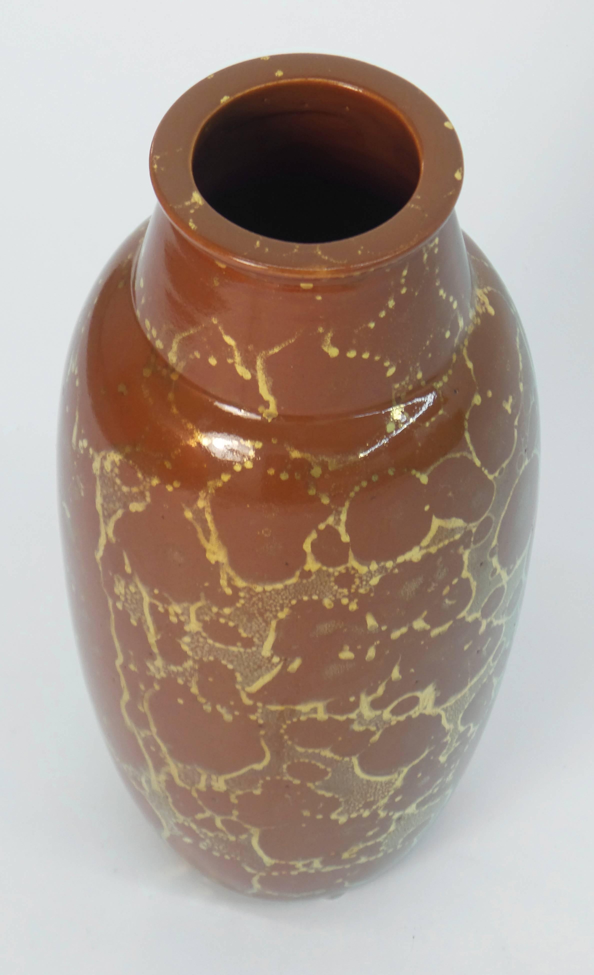 20th Century Art Deco Period Vase by Brisdoux For Sale