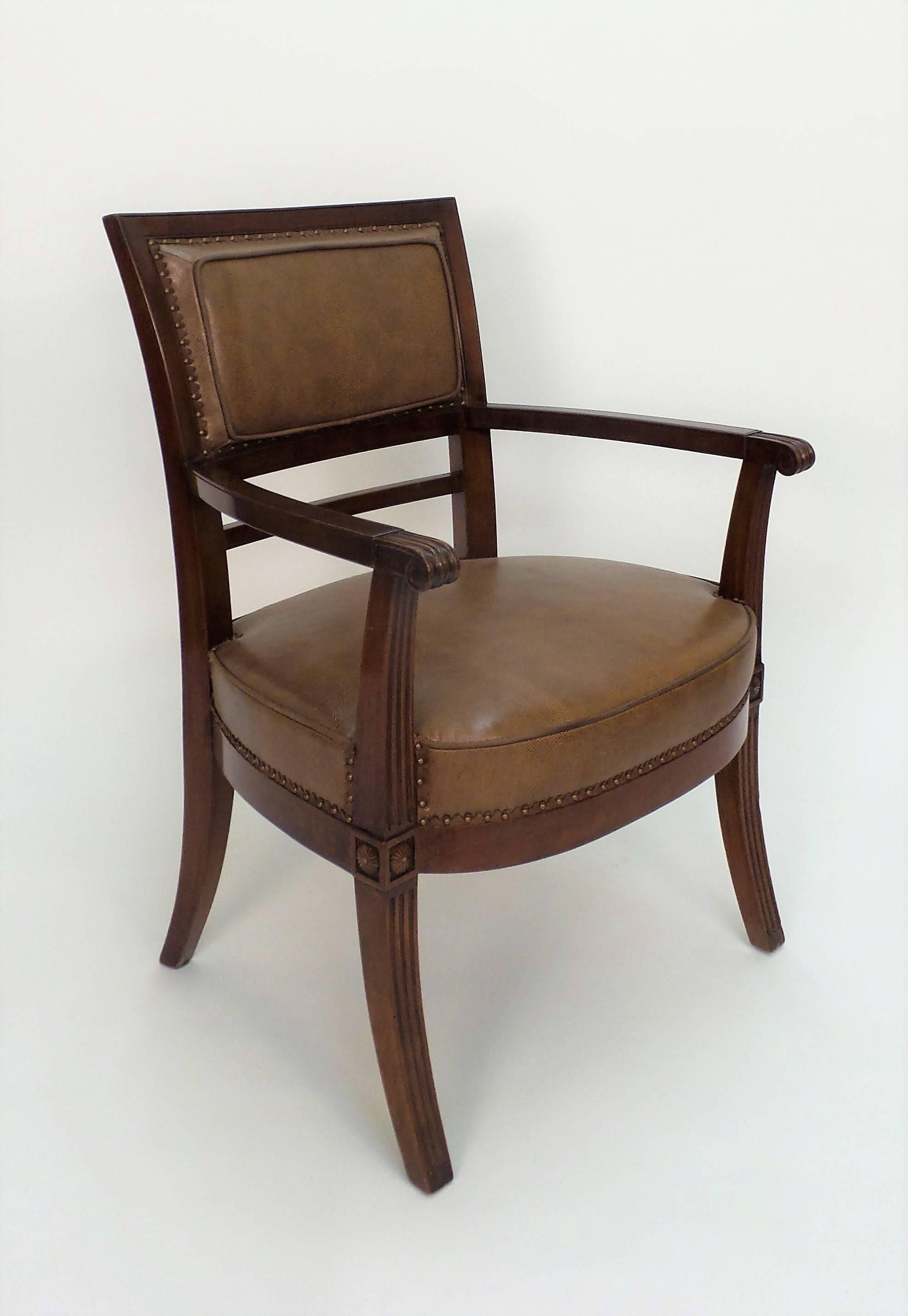 American Empire Armchair For Sale