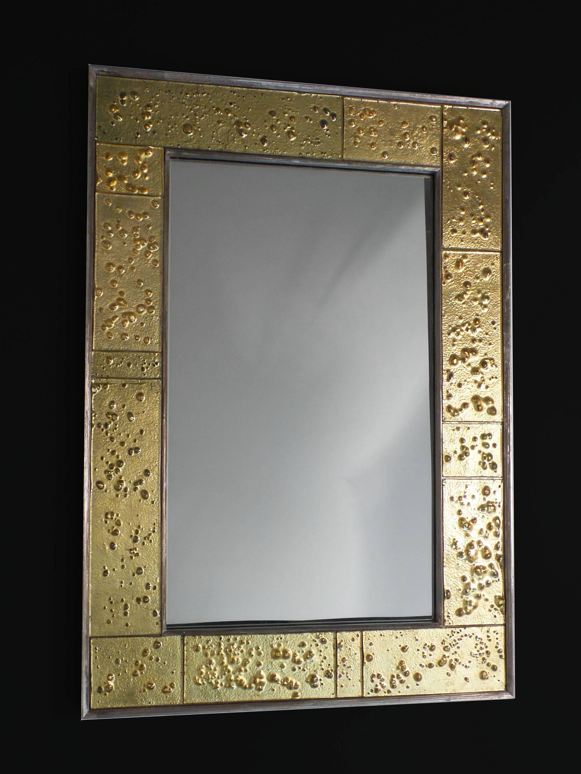 American Golden Phase Mirror For Sale