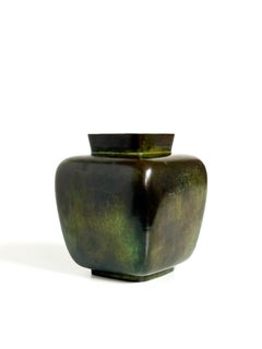 Scandinavian Modern Vase in Bronze, GAB, Sweden ca 1940's