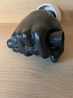Lampada / Applique “Hand whitMicrophone” di Jean-Claude Peiré, anni ’80