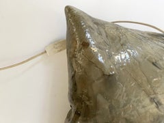 Lampe de table sculpturale « Cushion » en résine de fibre de verre, par Hajime Goto, Japon, années 1980