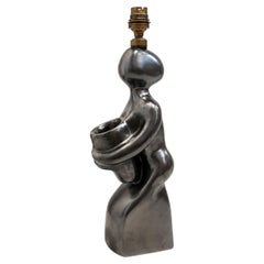 Lámpara antropomórfica con forma de mujer - Gil Agnoloni, al estilo de Georges Jouve, década de los 50.