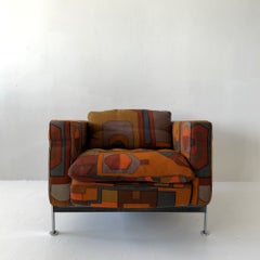 Robert Haussmann per De Sede RH-304 cromata e poltrona lounge degli anni ’70 di Stendig