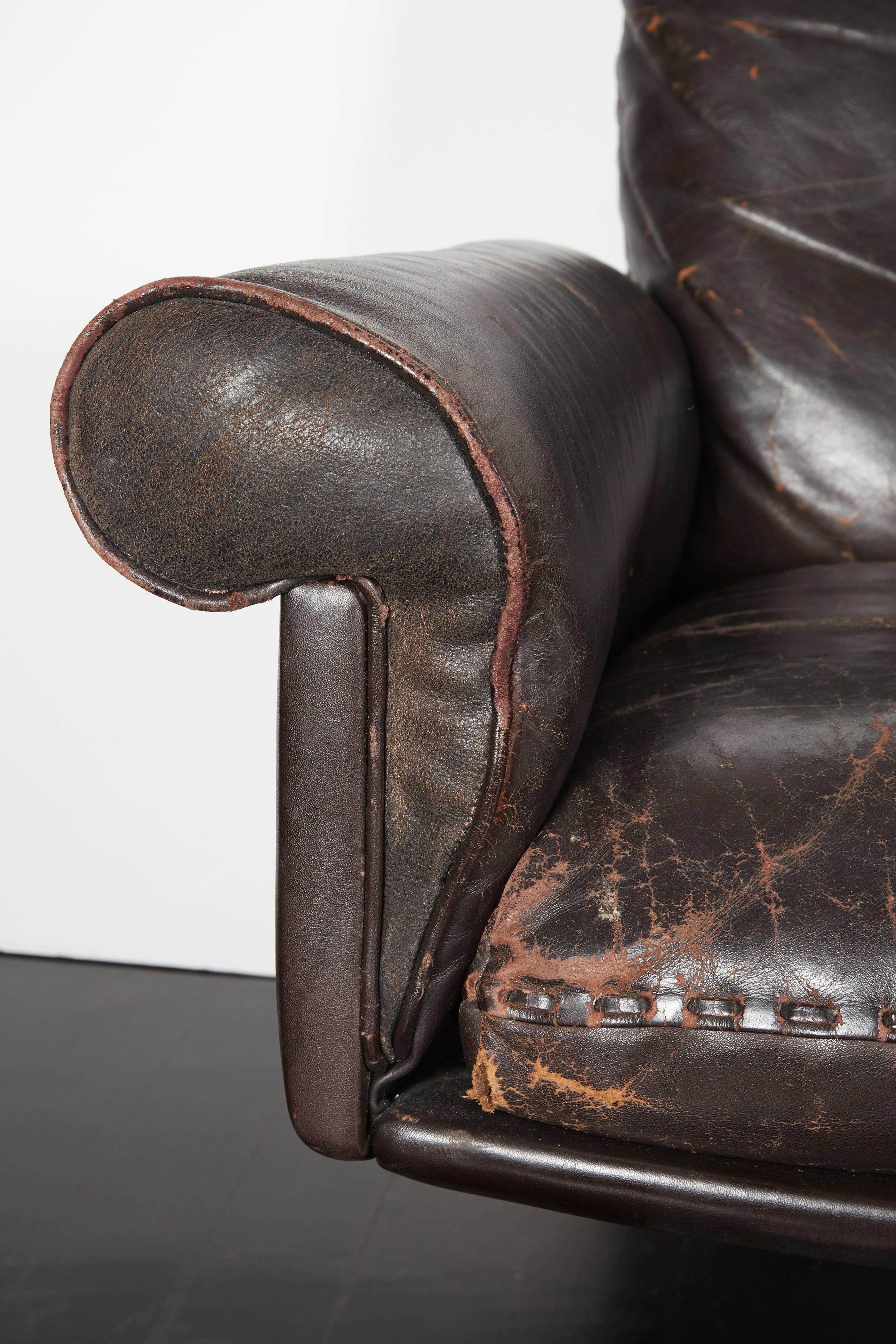 De Sede Leather Sofa For Sale 1