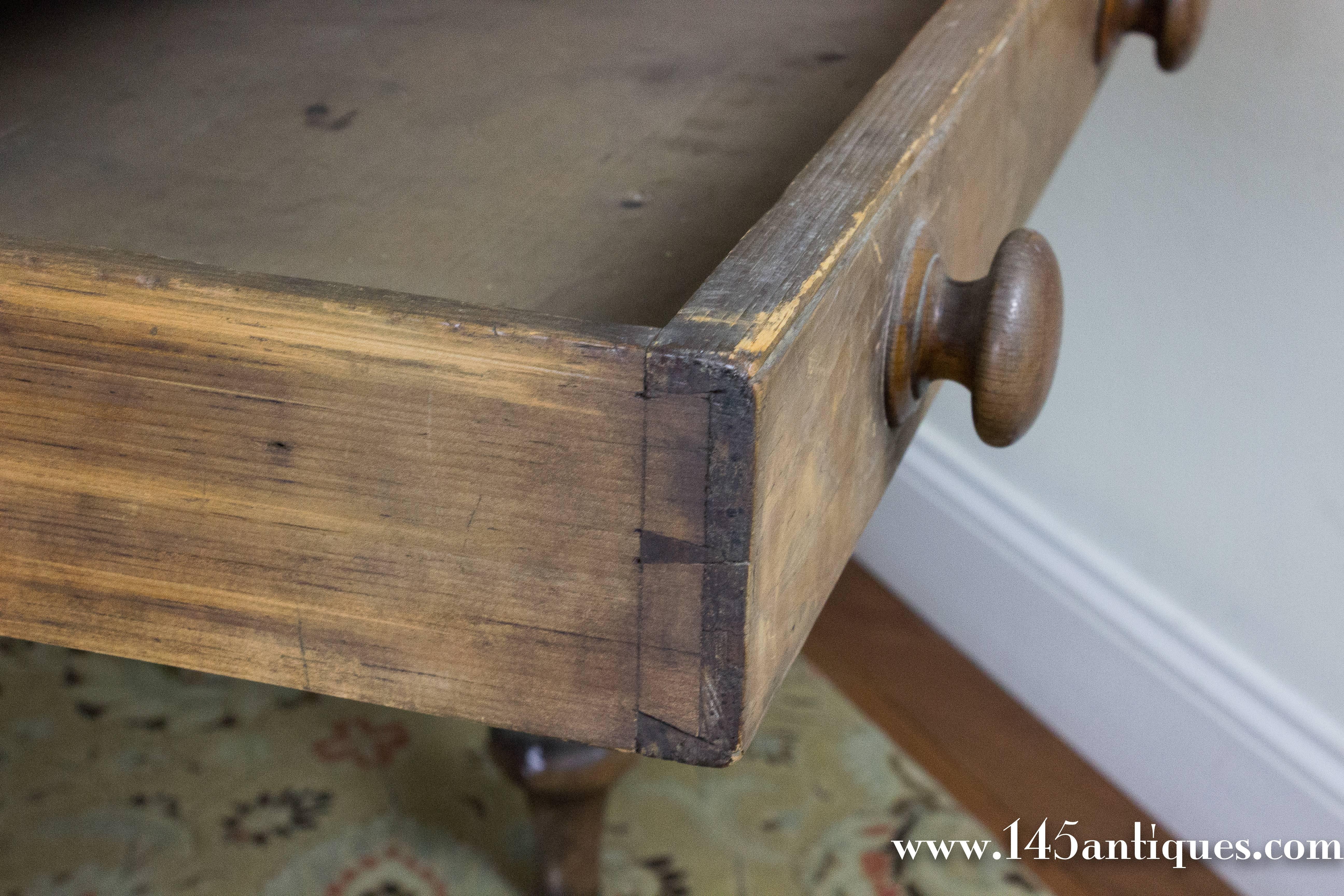 English 19th Century Solid Pine Farm Table 3