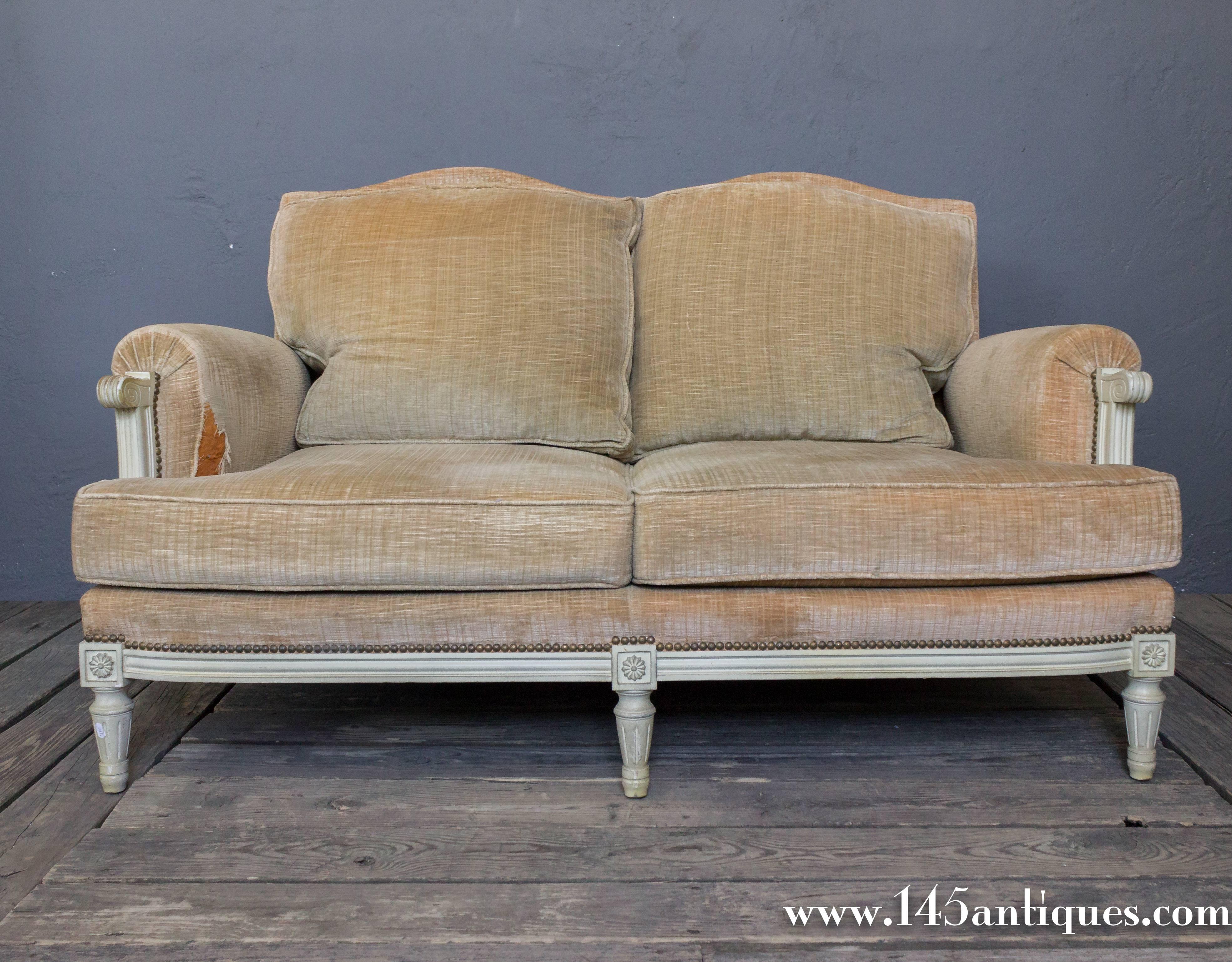 Mid-20th Century French 1950s Louis XVI Style Settee