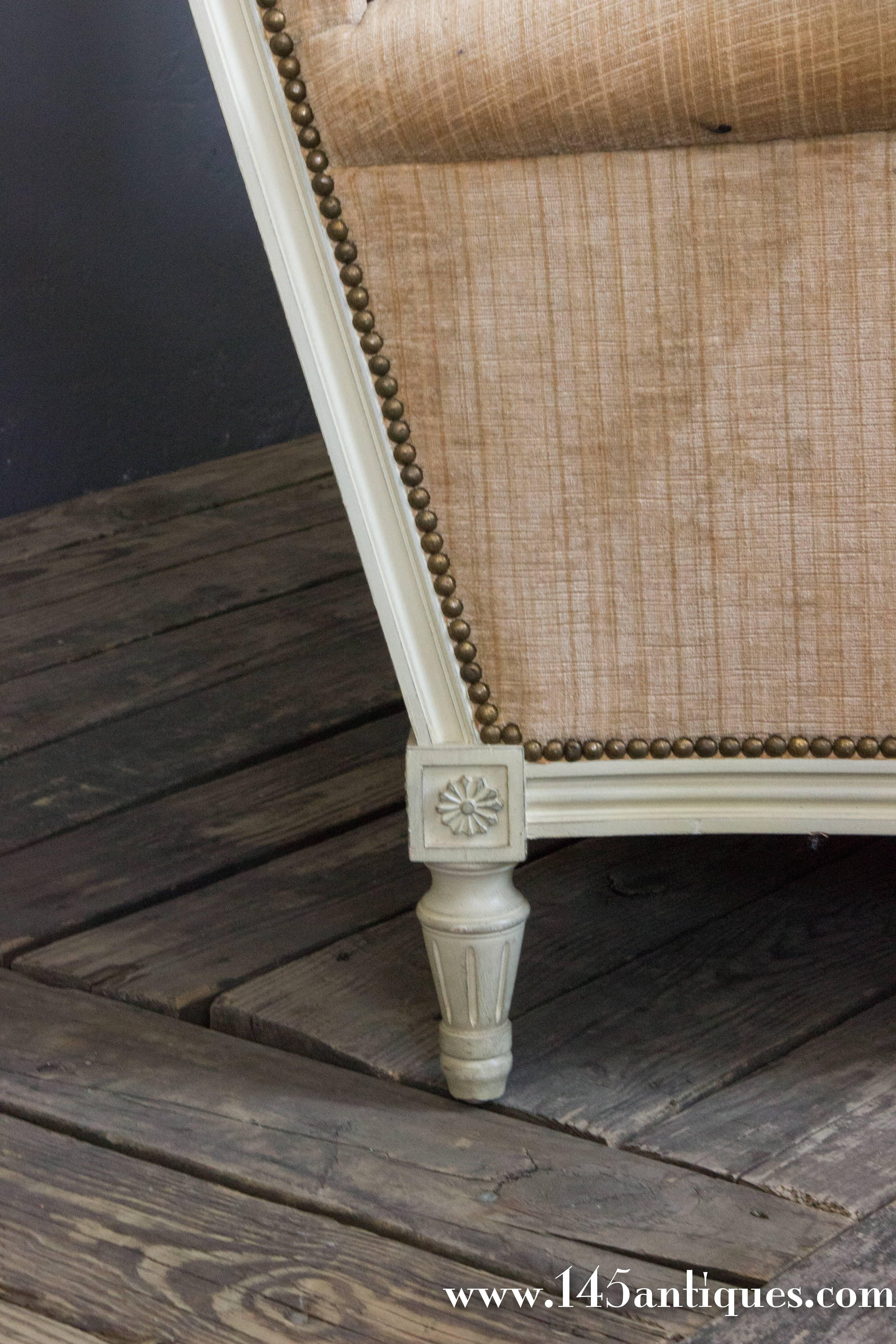 French 1950s Louis XVI Style Settee 5