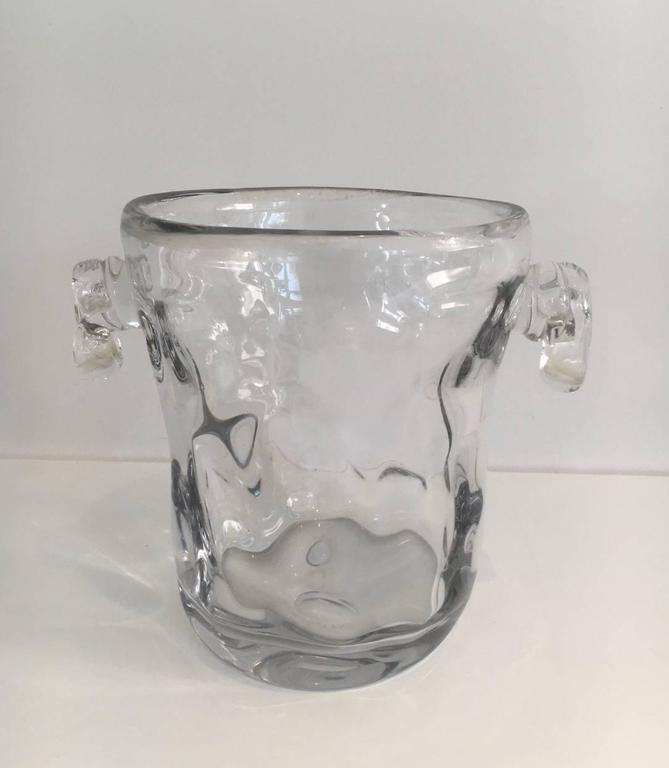 French Crystal Wine or Champagne Bucket For Sale at 1stDibs