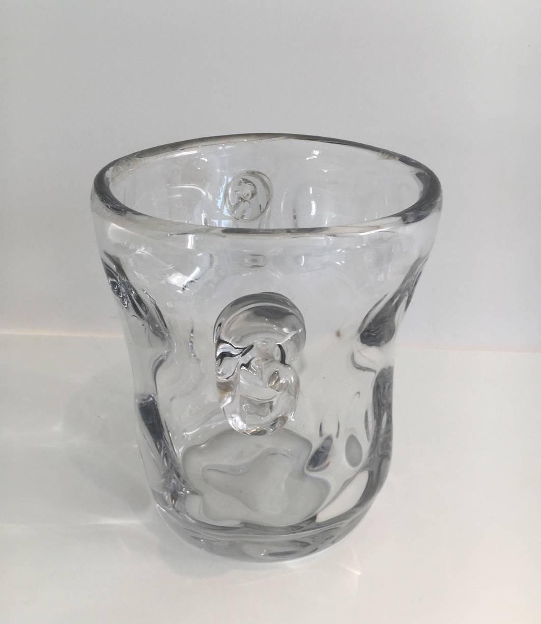 French Crystal Wine or Champagne Bucket For Sale at 1stdibs