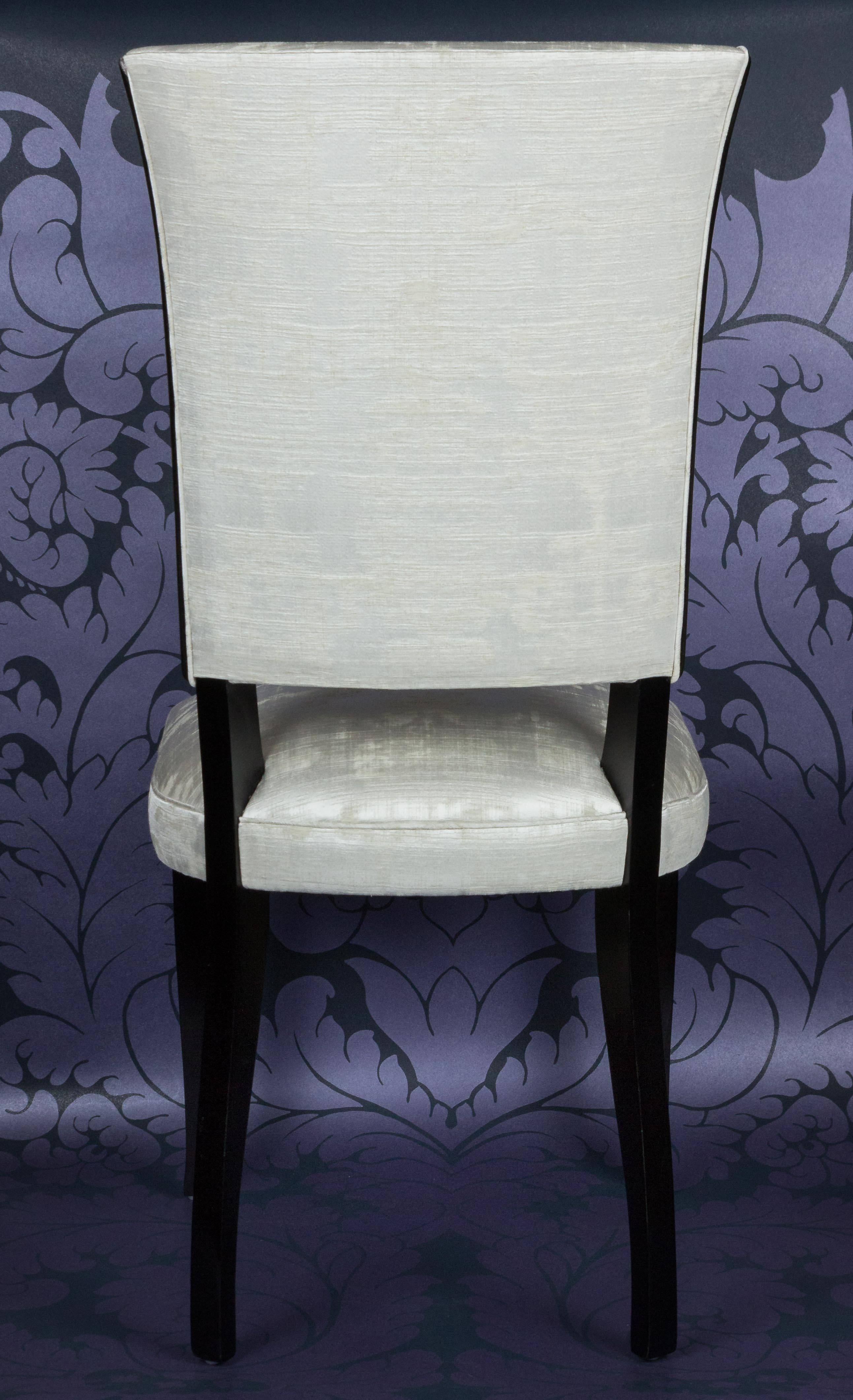 Mid-20th Century Set of Eight French 1940s Dining Chairs