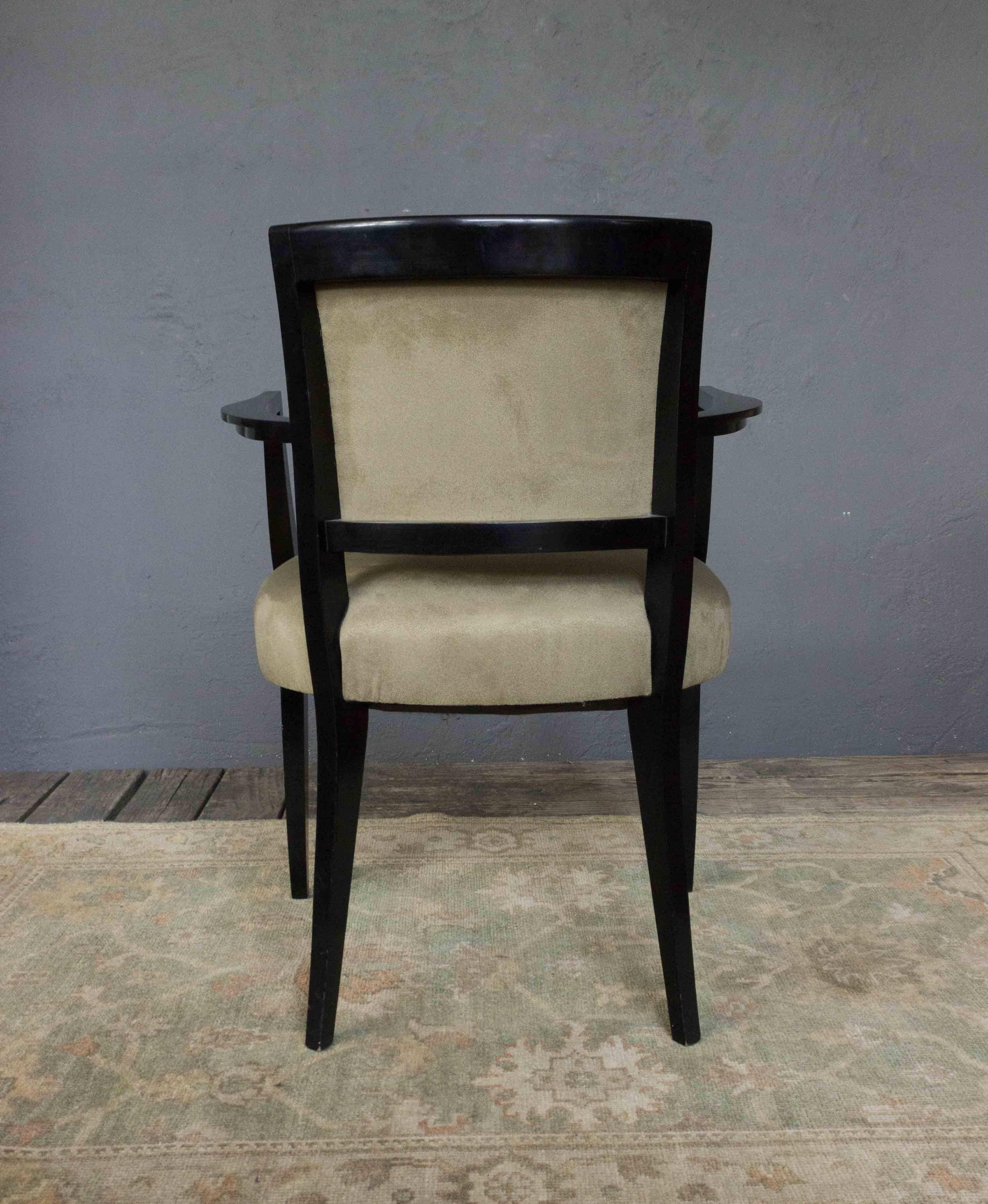 Reproduction of a French Bridge Armchair In Excellent Condition For Sale In Buchanan, NY