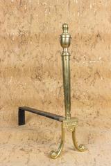 Elegant Pair of French Fire Andirons