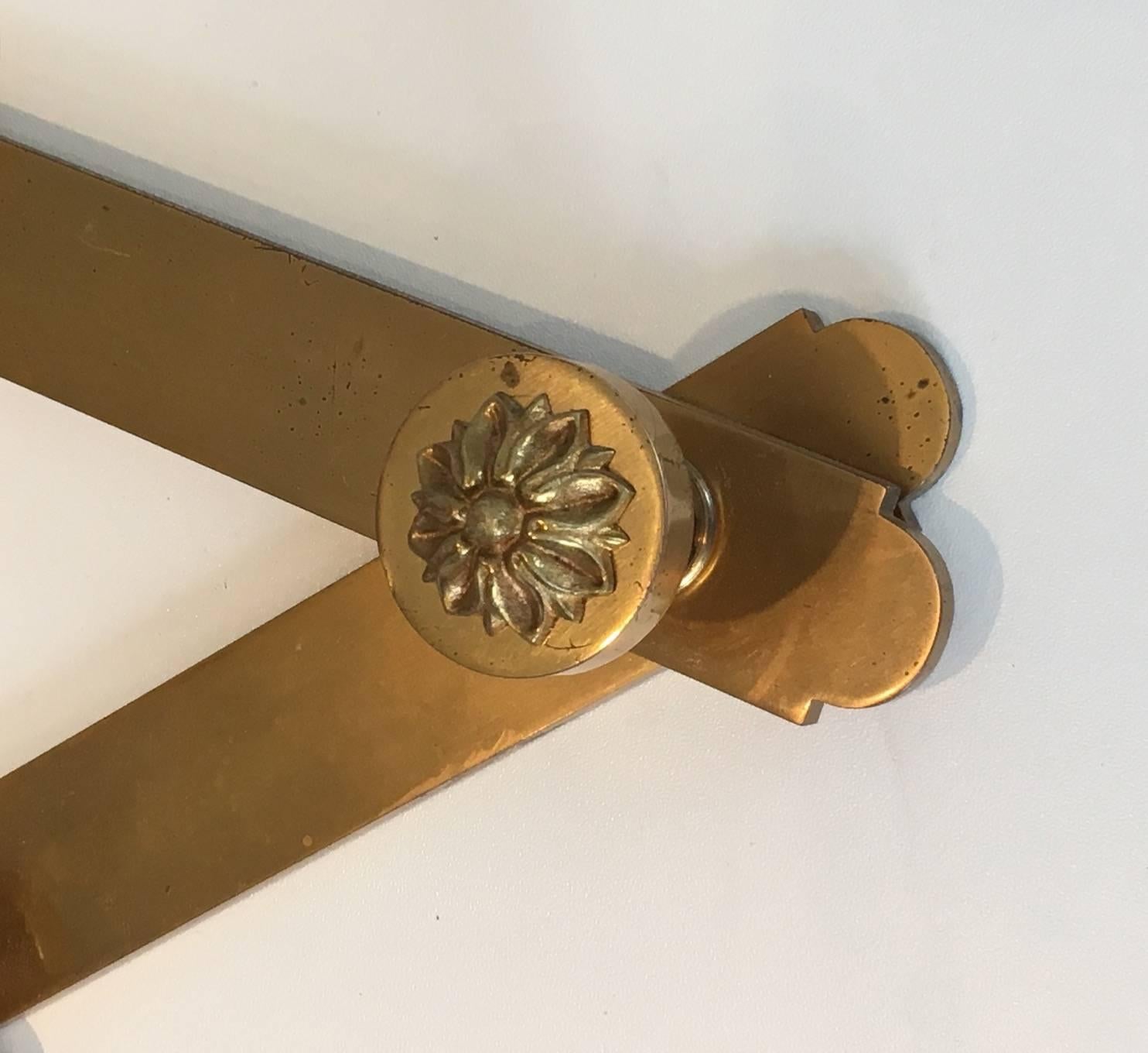 Mid-20th Century Neoclassical Bronze Coat Rack in the Style of Maison Jansen