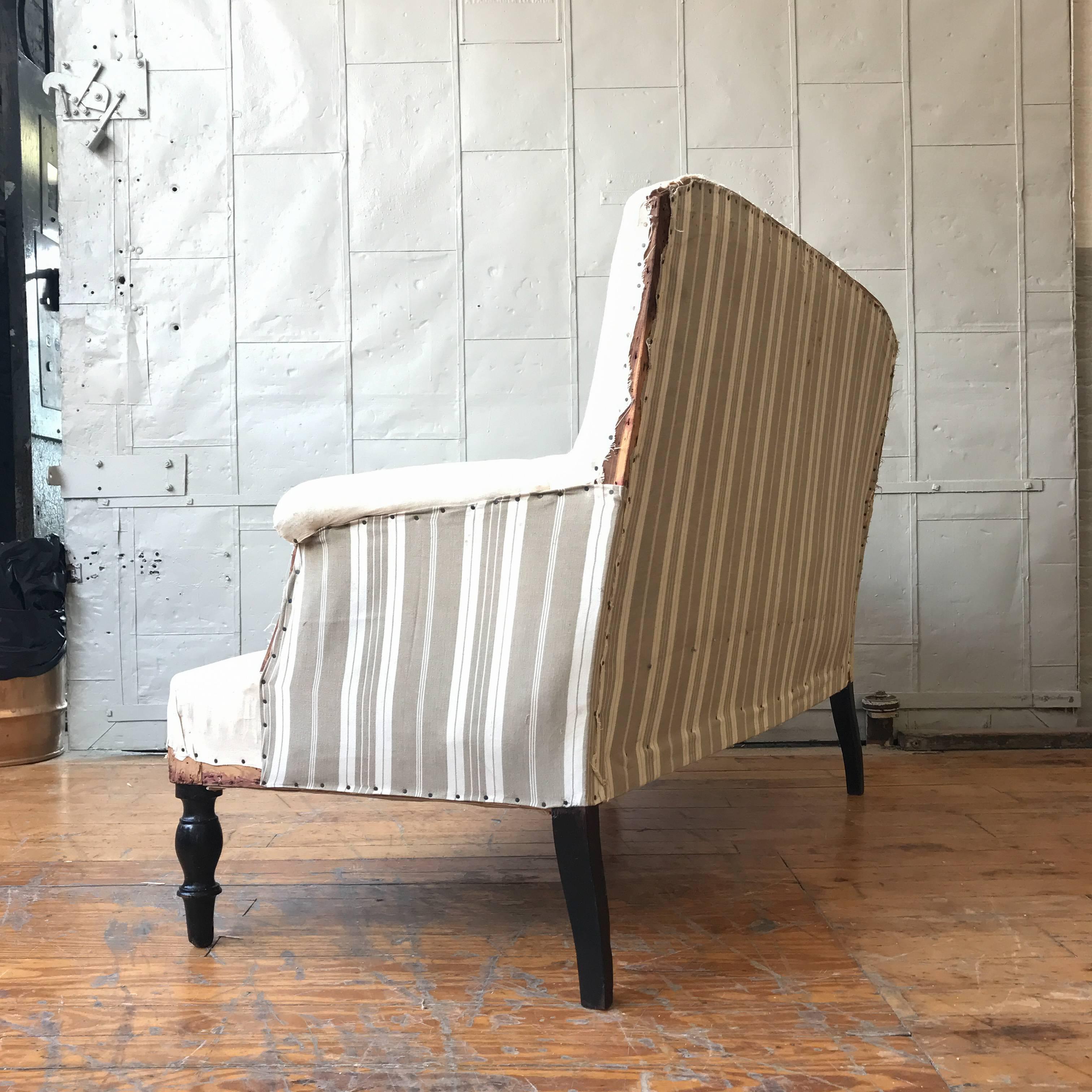 Small French Settee with High Back 2