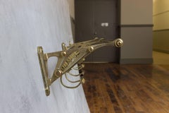 Brass Hat and Coat Rack