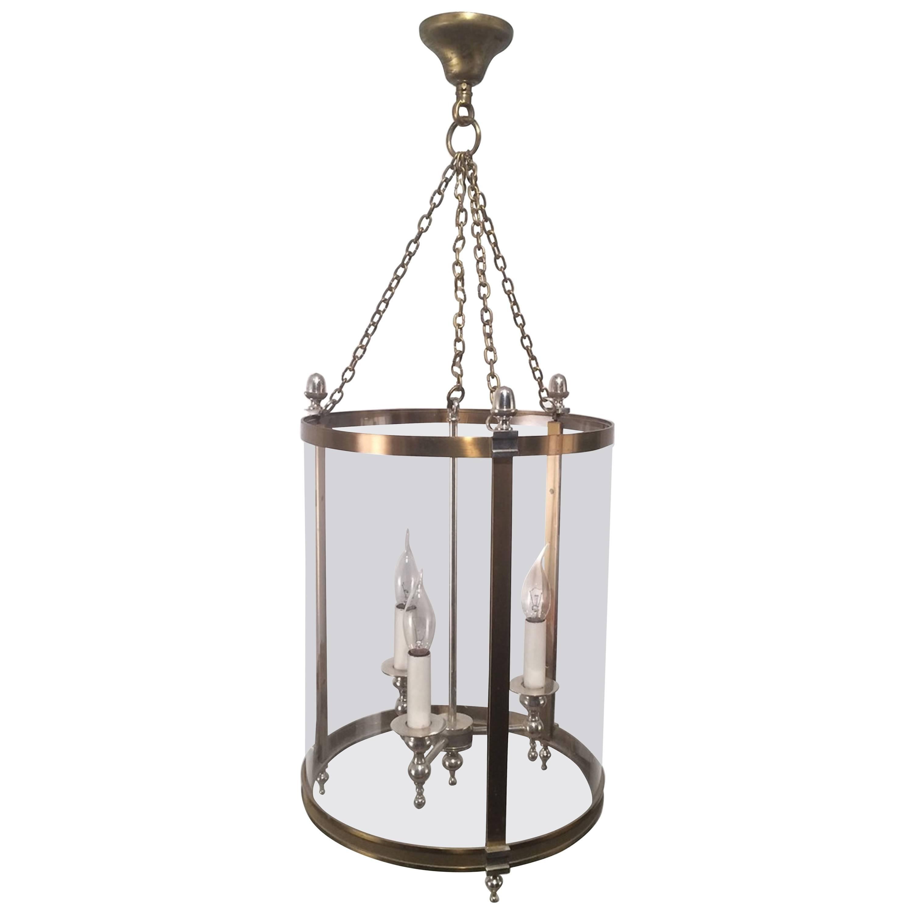 1970s French Neoclassical Style Hanging Lantern