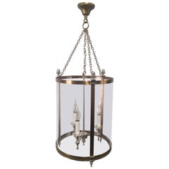 1970s French Neoclassical Style Hanging Lantern