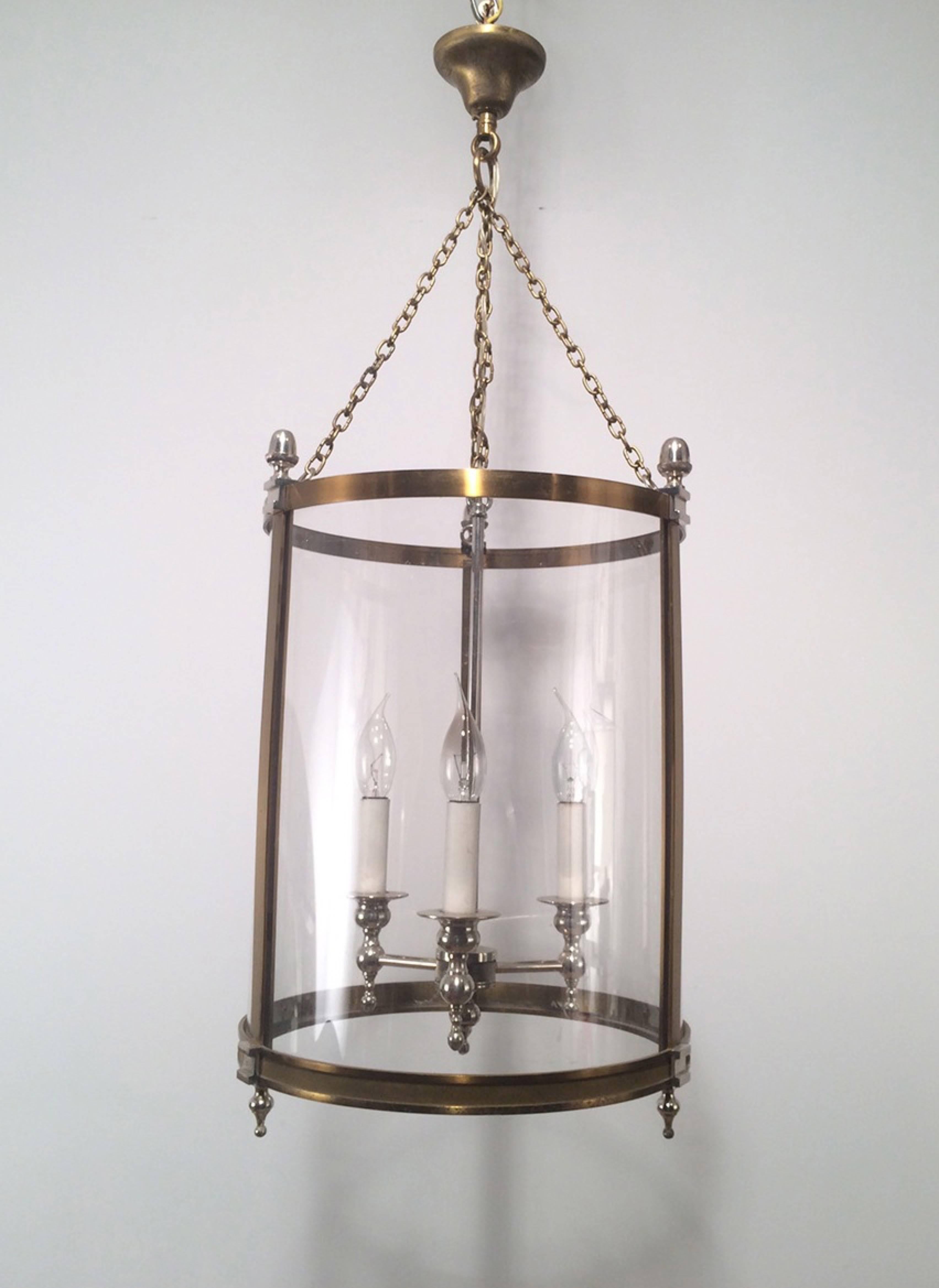 Late 20th Century 1970s French Neoclassical Style Hanging Lantern