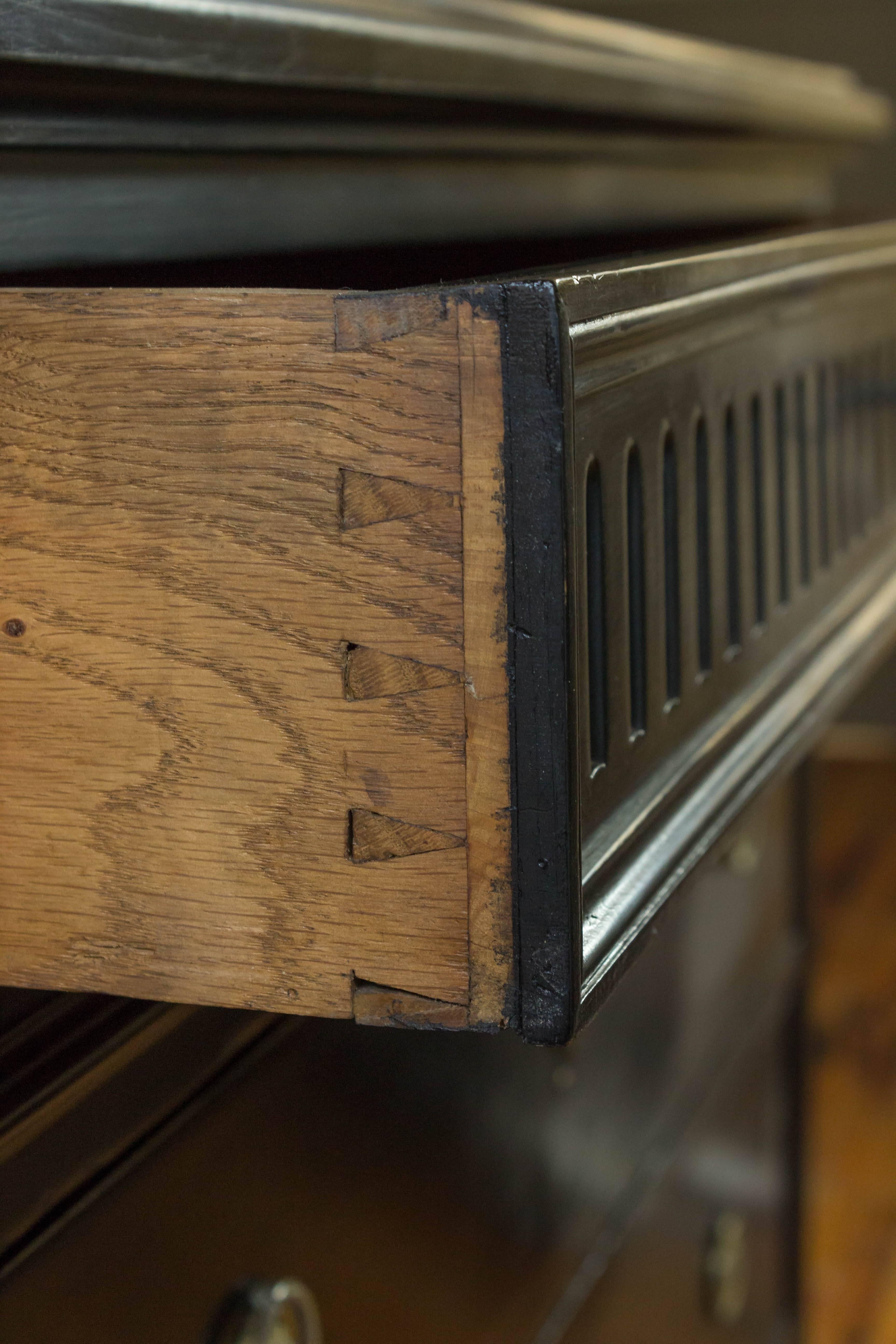 Ebonized High Chest of Drawers, France, 19th Century im Zustand „Gut“ in Buchanan, NY