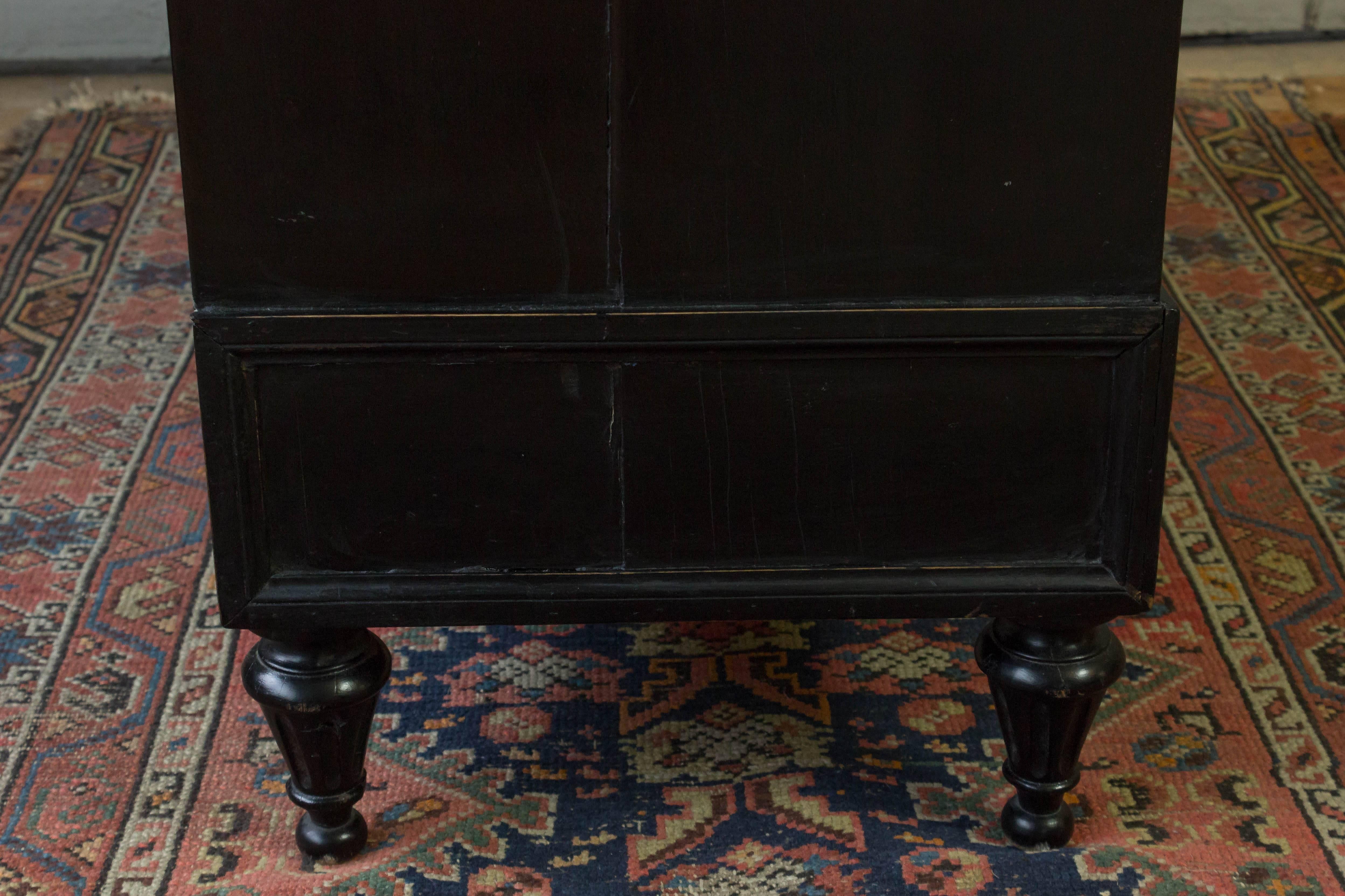 Ebonized High Chest of Drawers, France, 19th Century 6