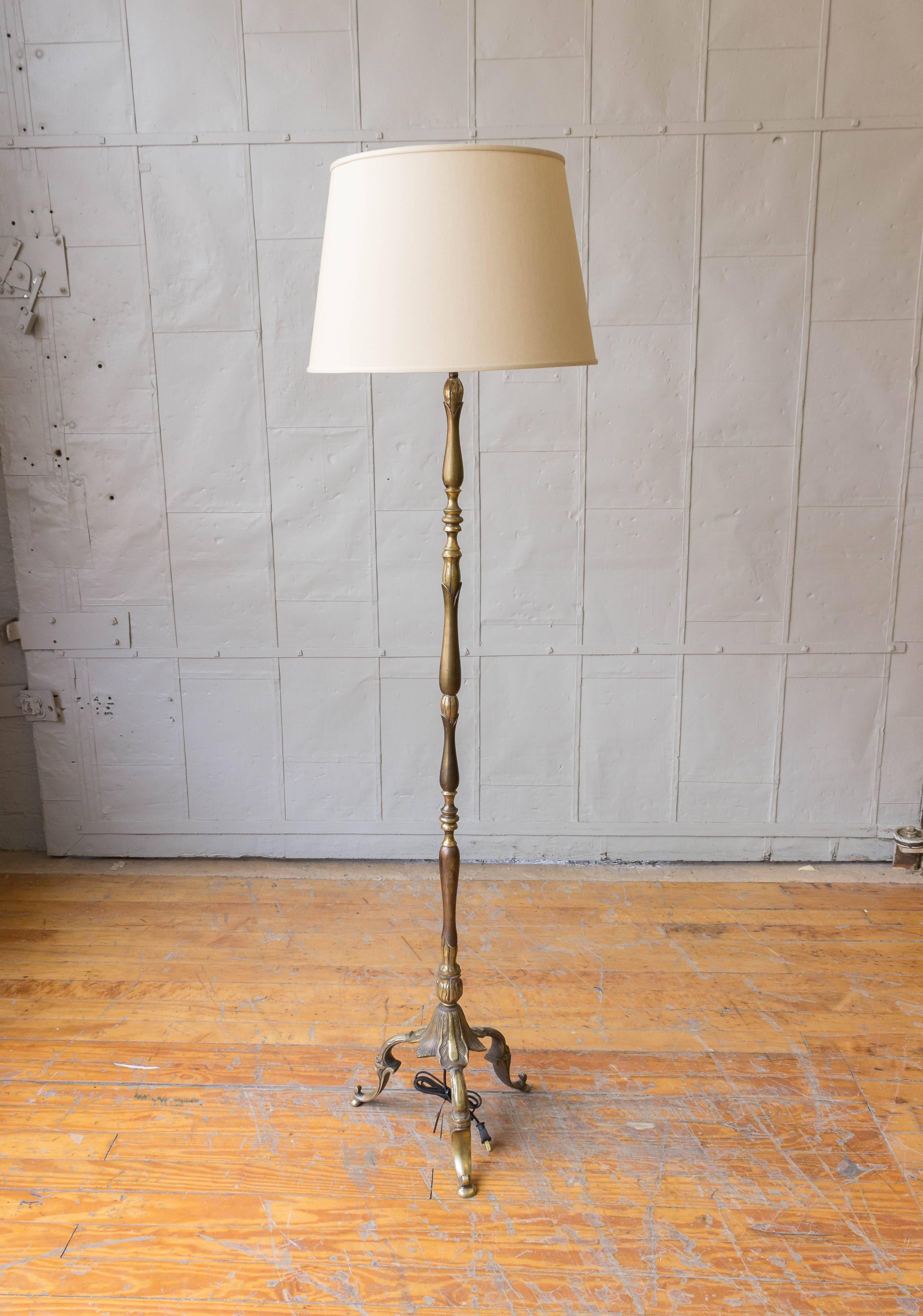 French Art Nouveau Style Floor Lamp For Sale 6