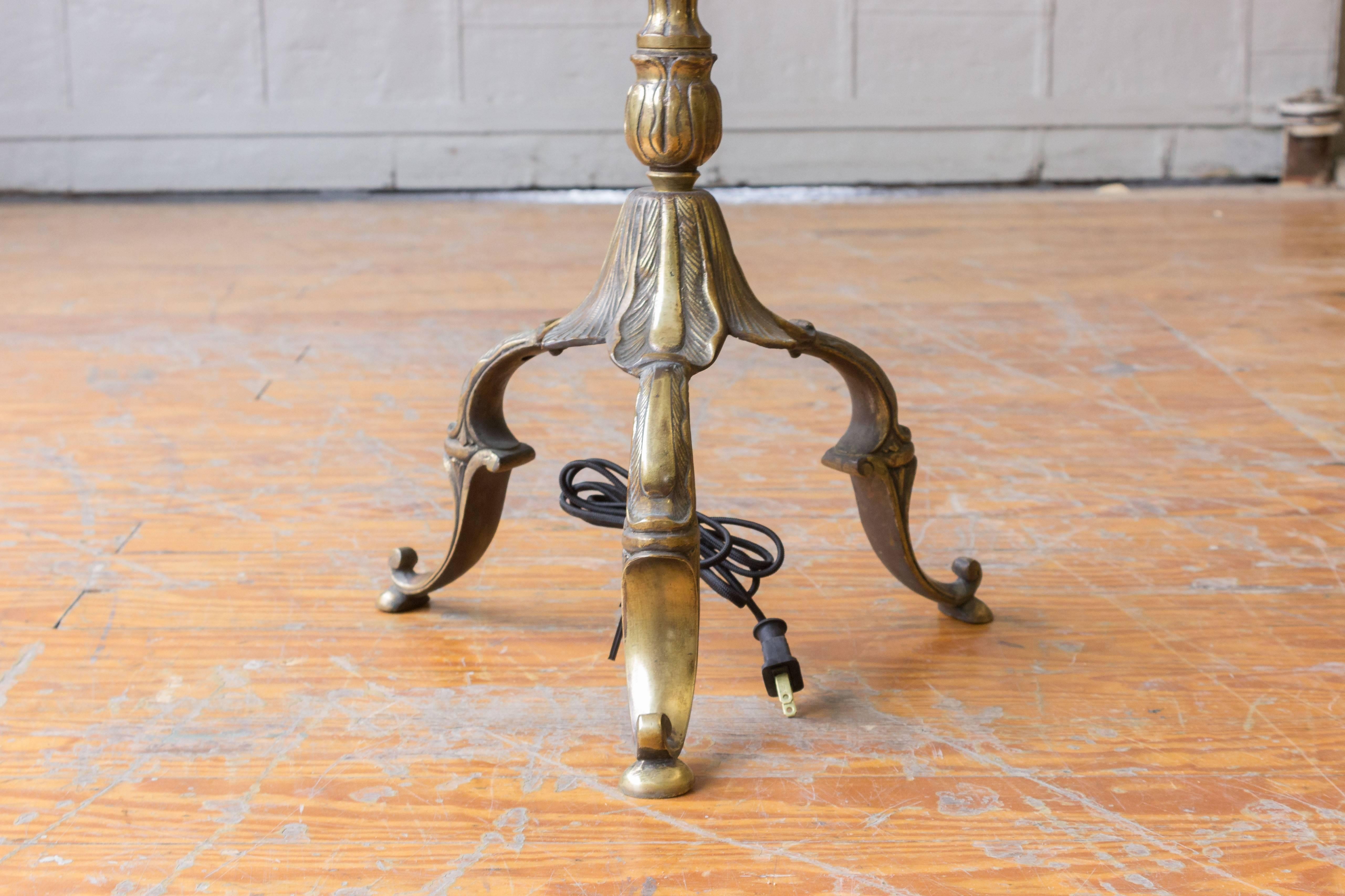 French Art Nouveau Style Floor Lamp For Sale 3