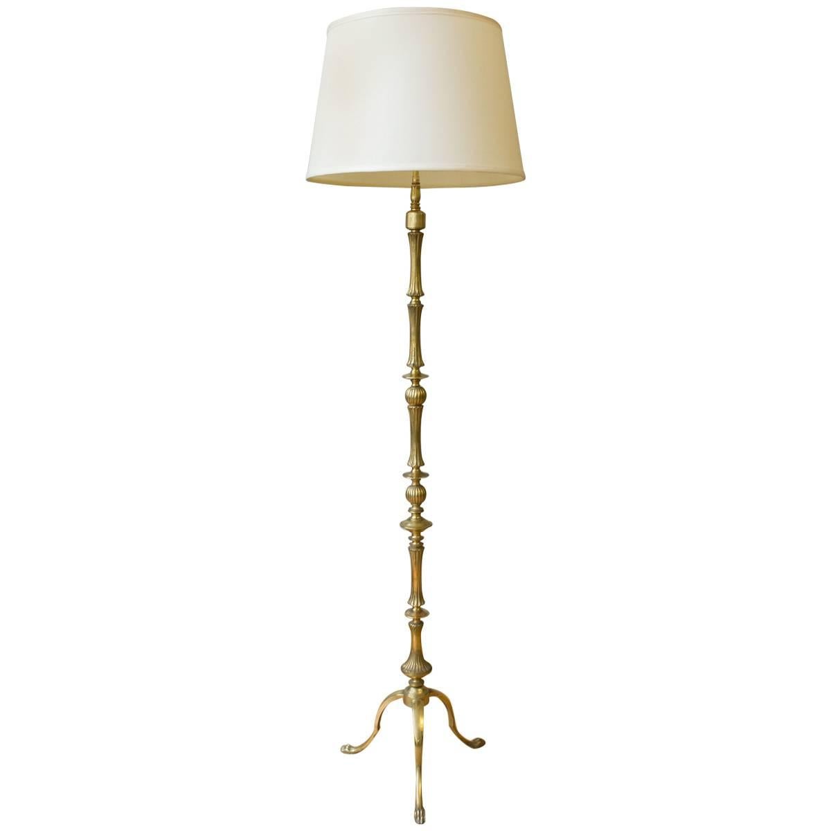 Bronze Neoclassical Style Floor Lamp