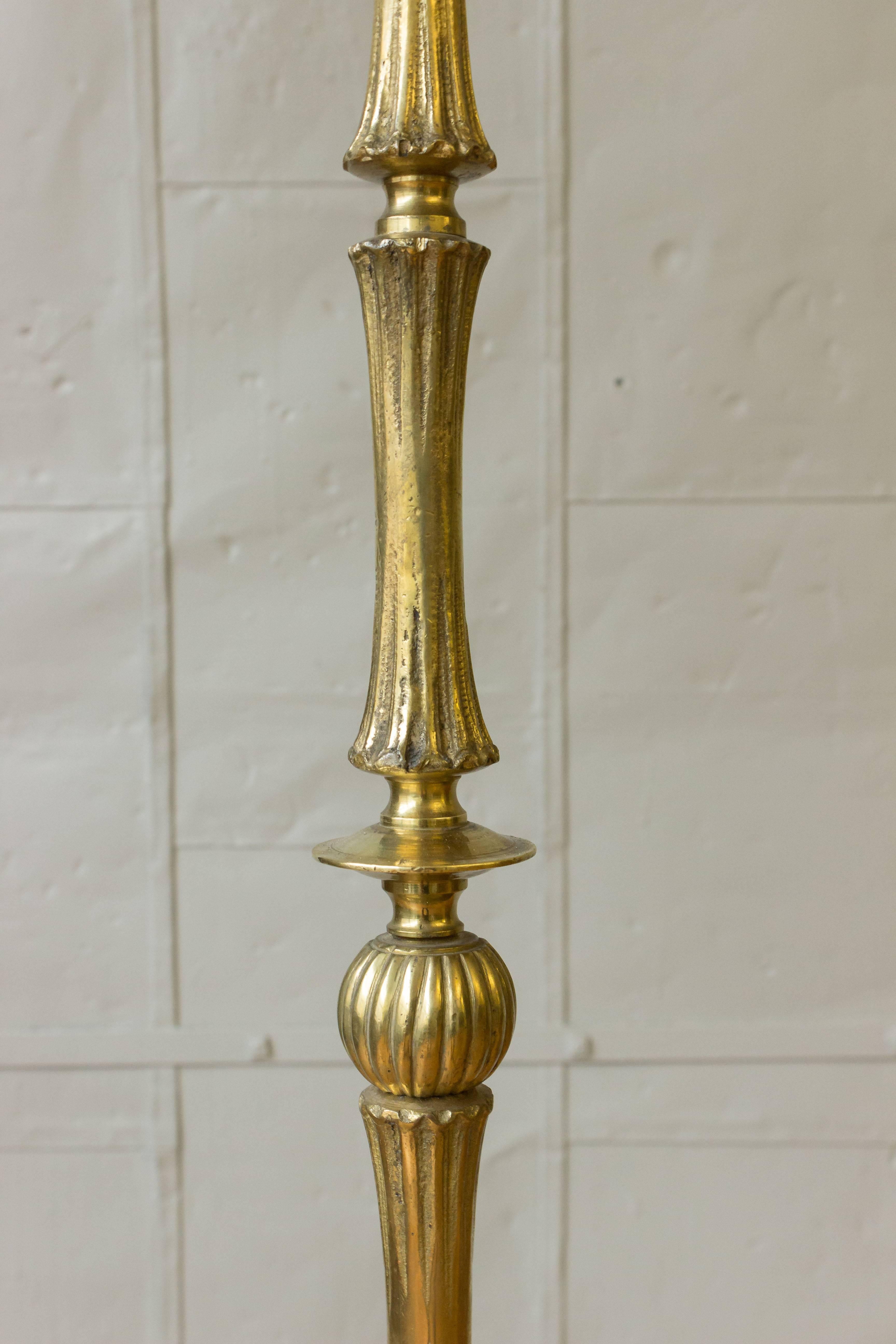 Art Deco Bronze Neoclassical Style Floor Lamp