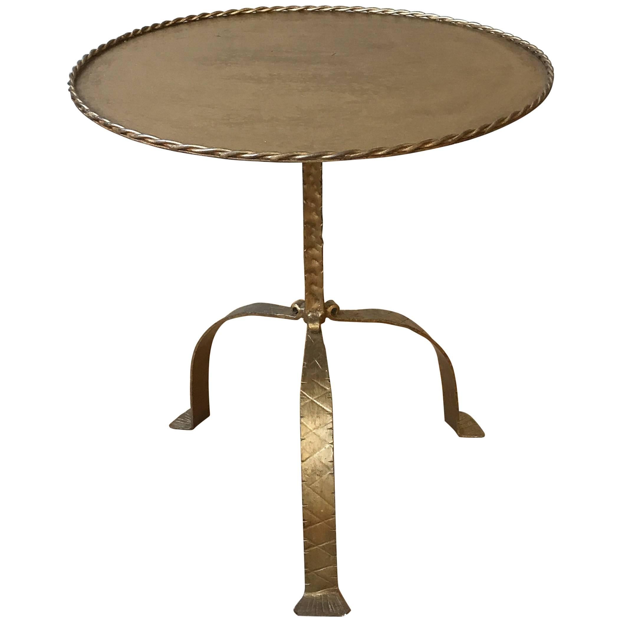 Large Round End Tables - 3 For Sale on 1stDibs