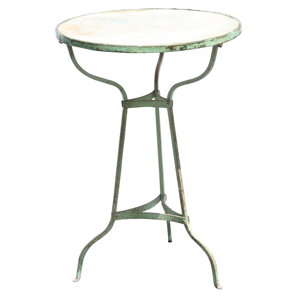 French Iron Garden Table