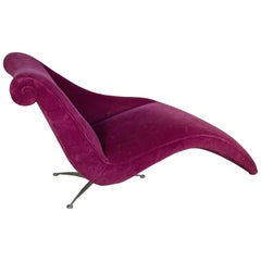 Vintage Italian Modern Chaise Longue