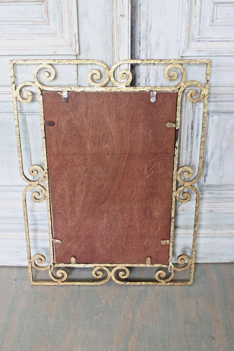 Spanish Gilt Metal Mirror 4