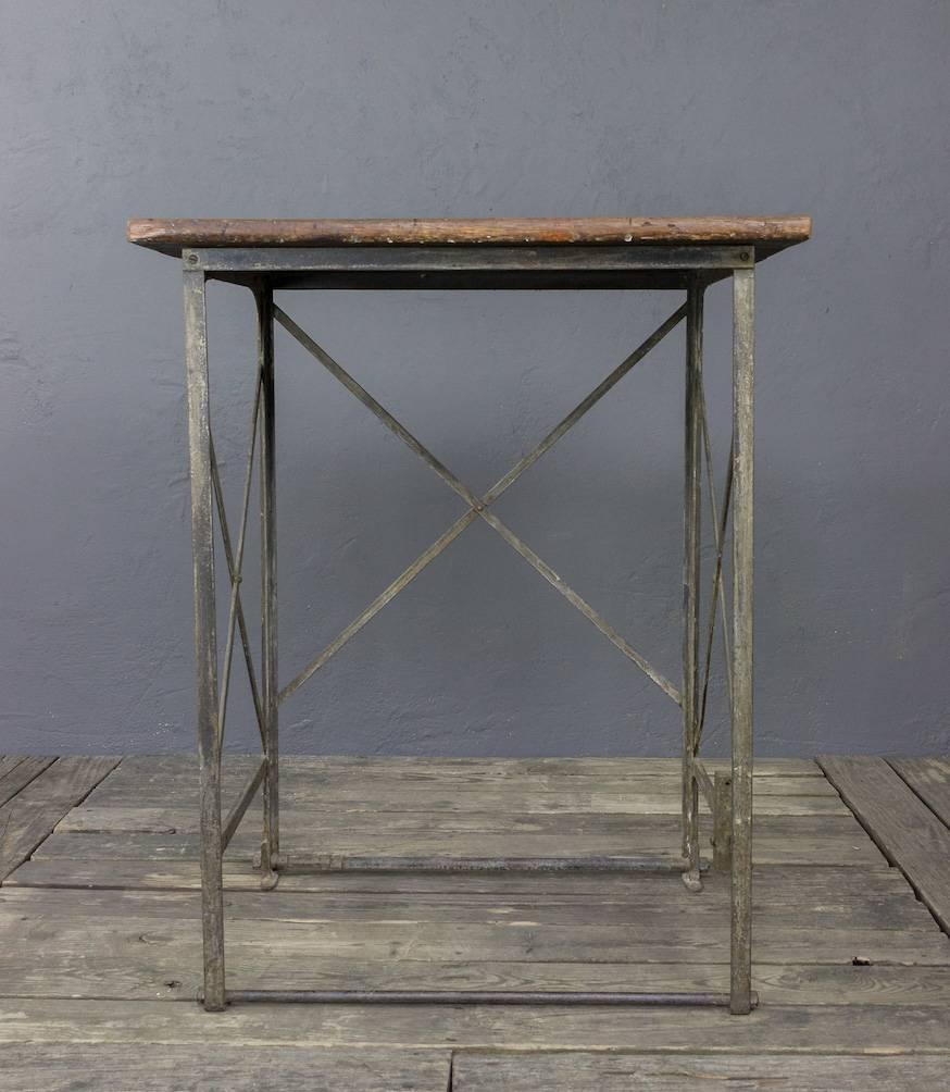 Early 20th Century French Industrial Factory Table 1