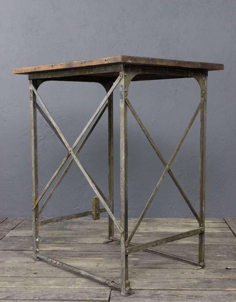 Early 20th Century French Industrial Factory Table 2