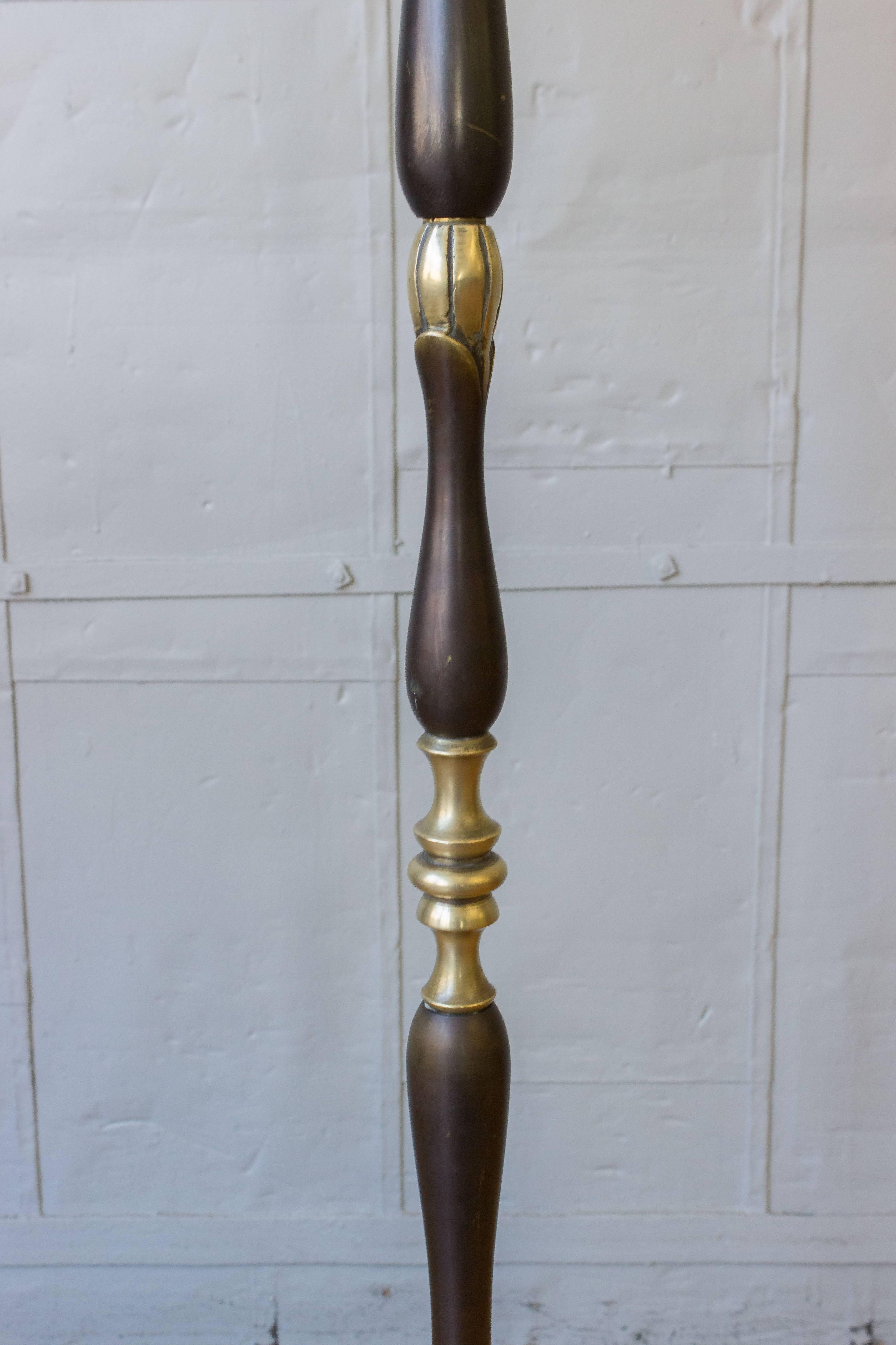 Early 20th Century French 1920s Art Nouveau Style Floor Lamp