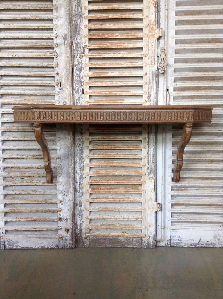 Italian Carved Wood Console