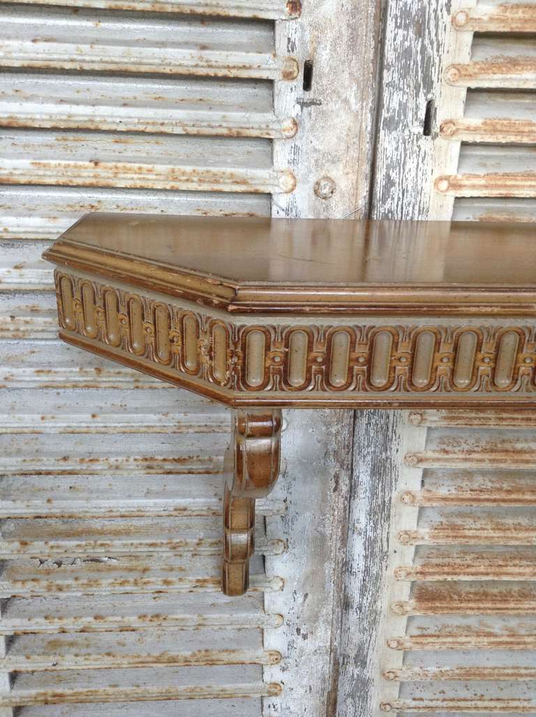 Carved Wood Console 1
