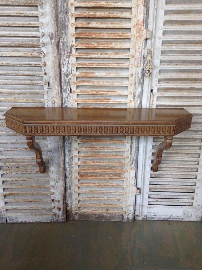 Carved Wood Console 4
