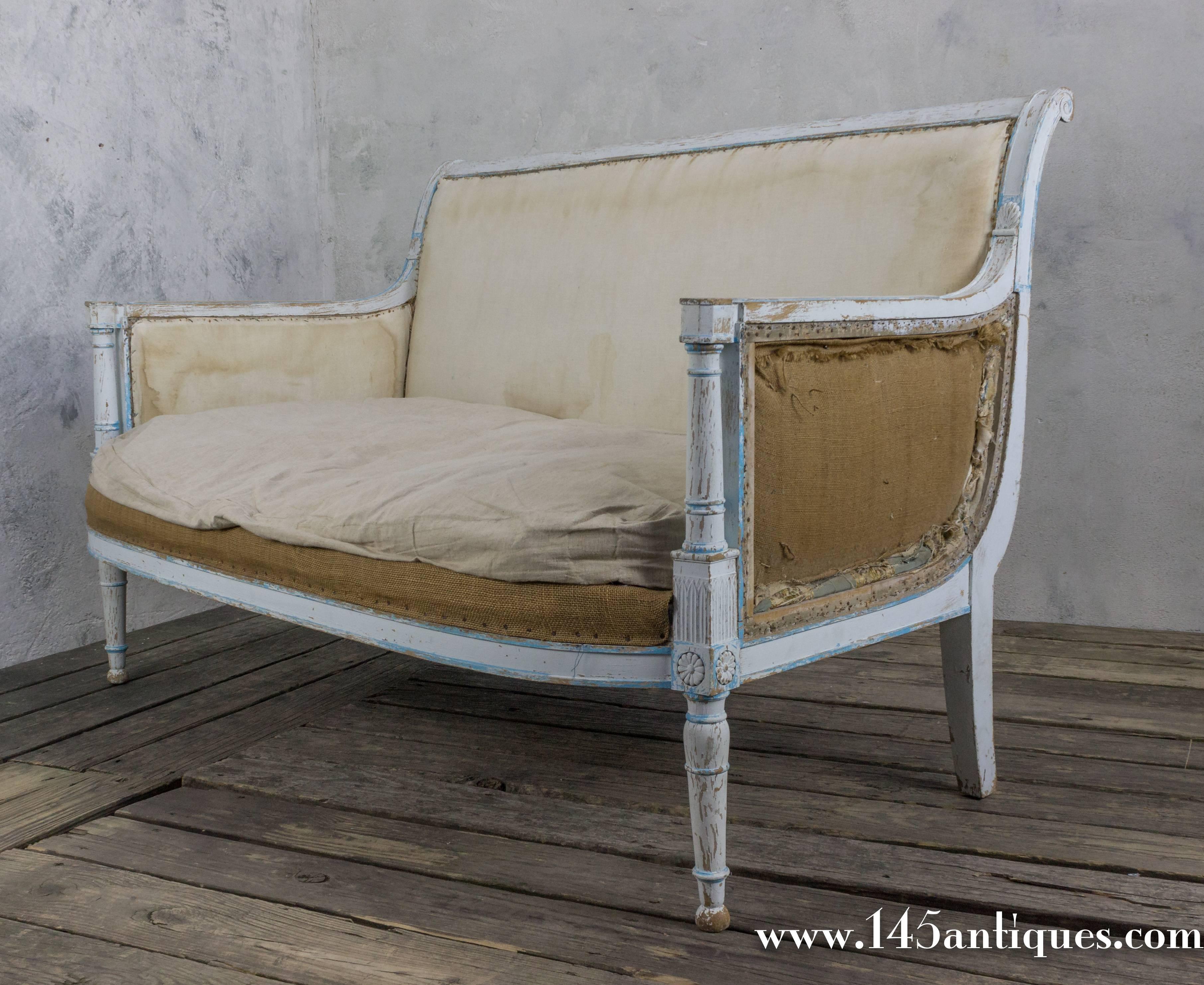French Directoire Style Settee 1