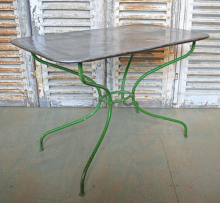 French Early 20th Century Garden Table In Good Condition In Buchanan, NY