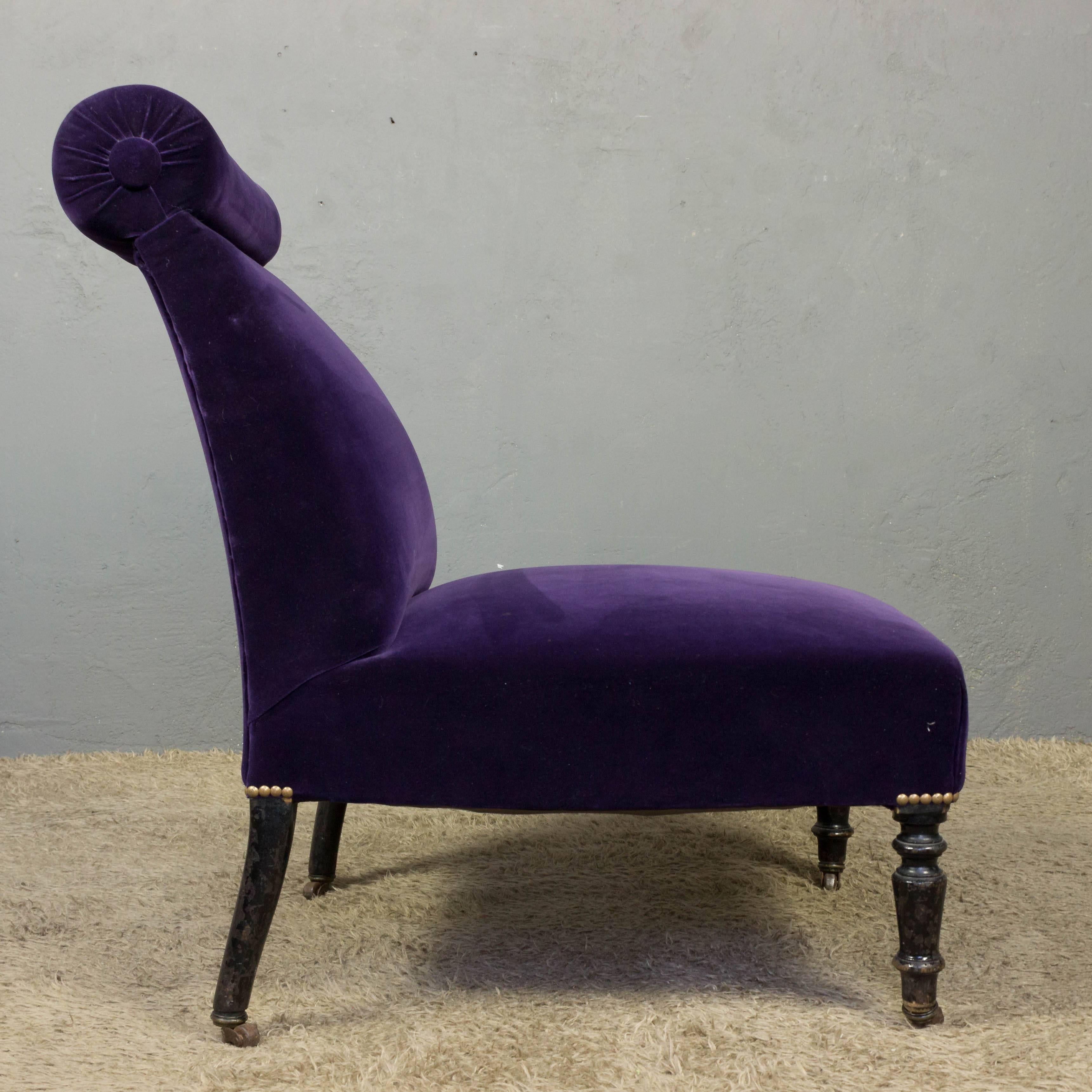 napoleon iii slipper chairs