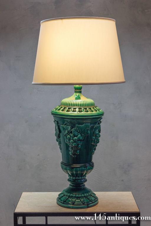Large Ceramic Table Lamp at 1stdibs
