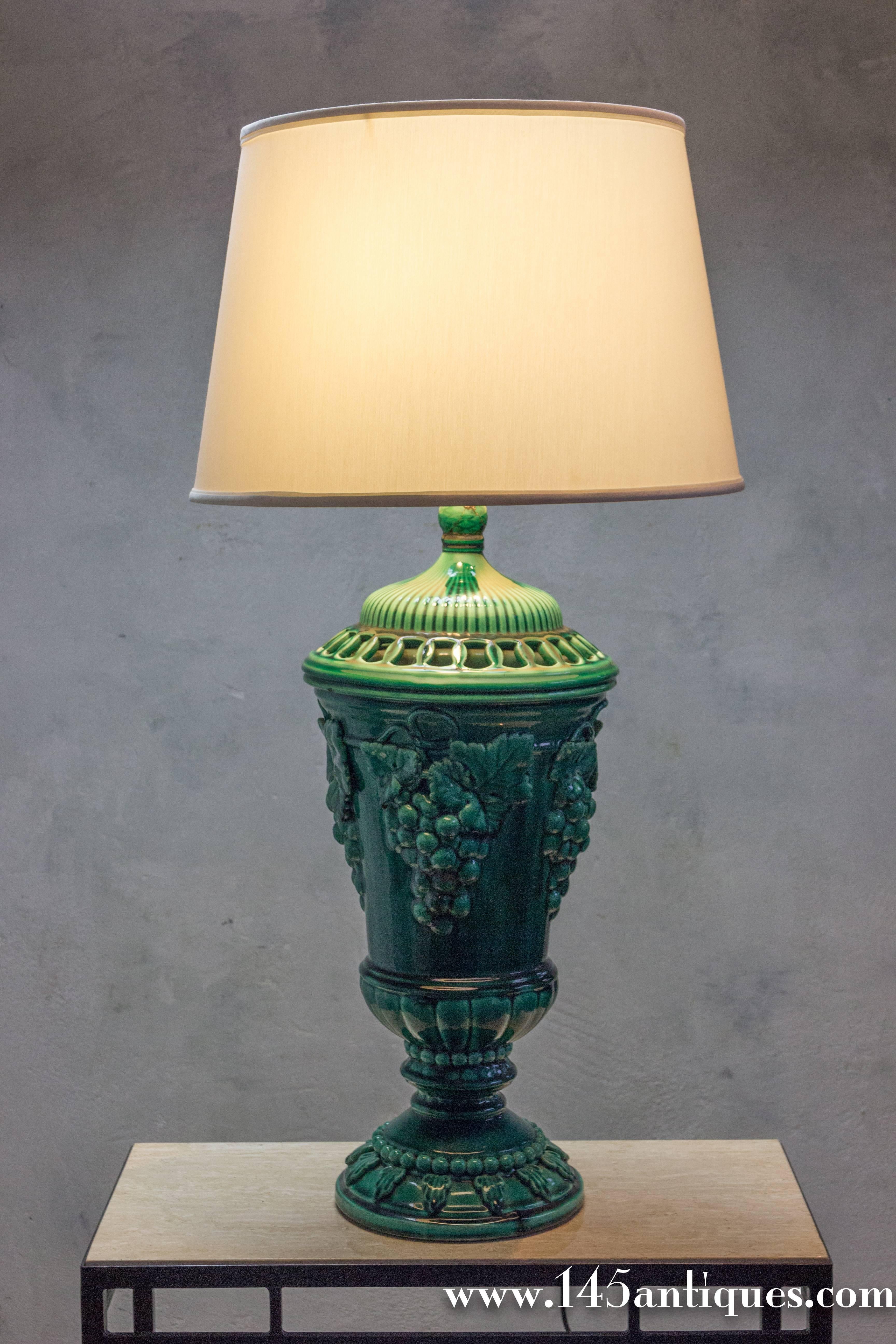 Spanish Large Ceramic Table Lamp