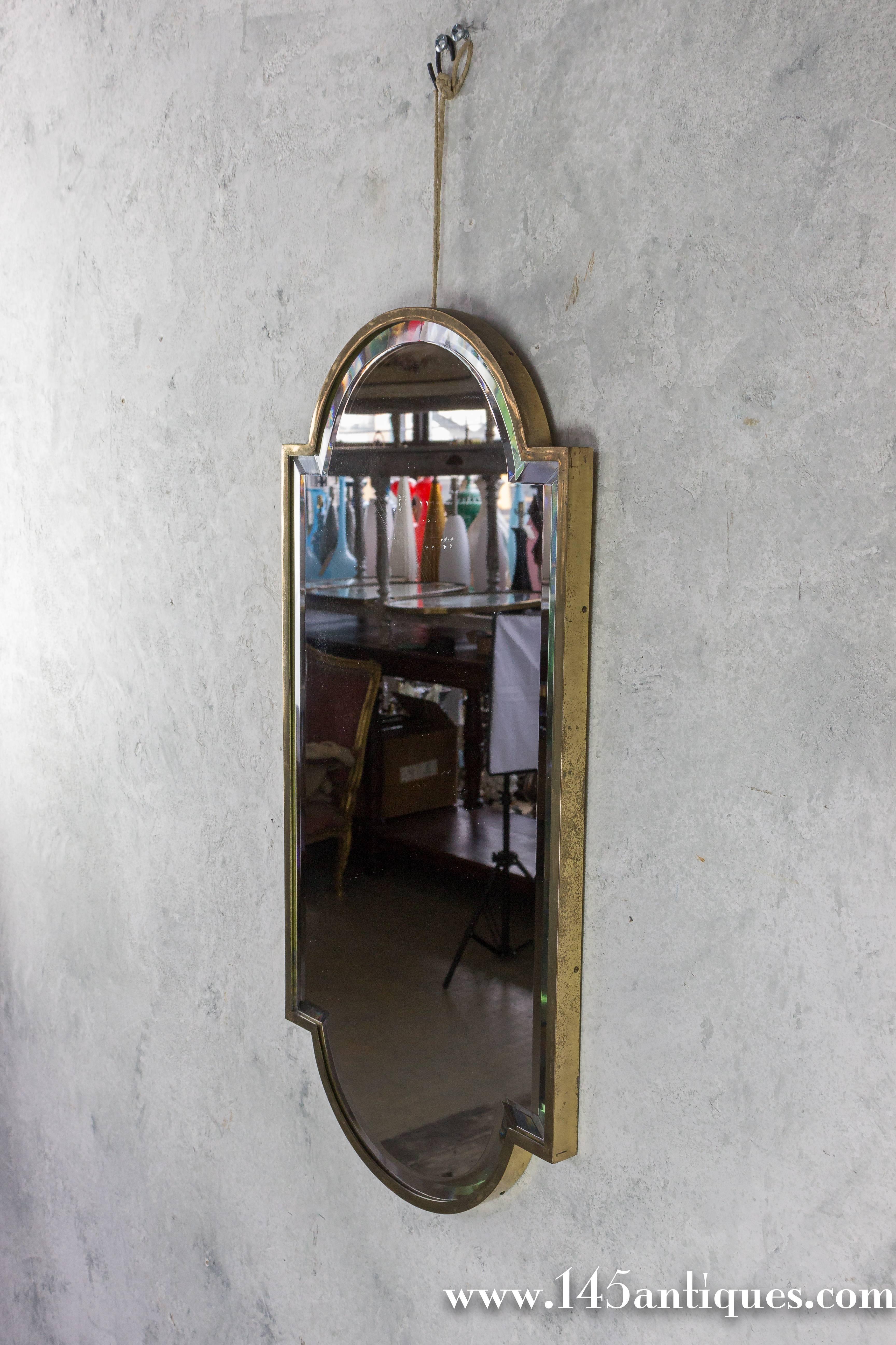Quatrefoil Shaped Modern Italian Mirror 1