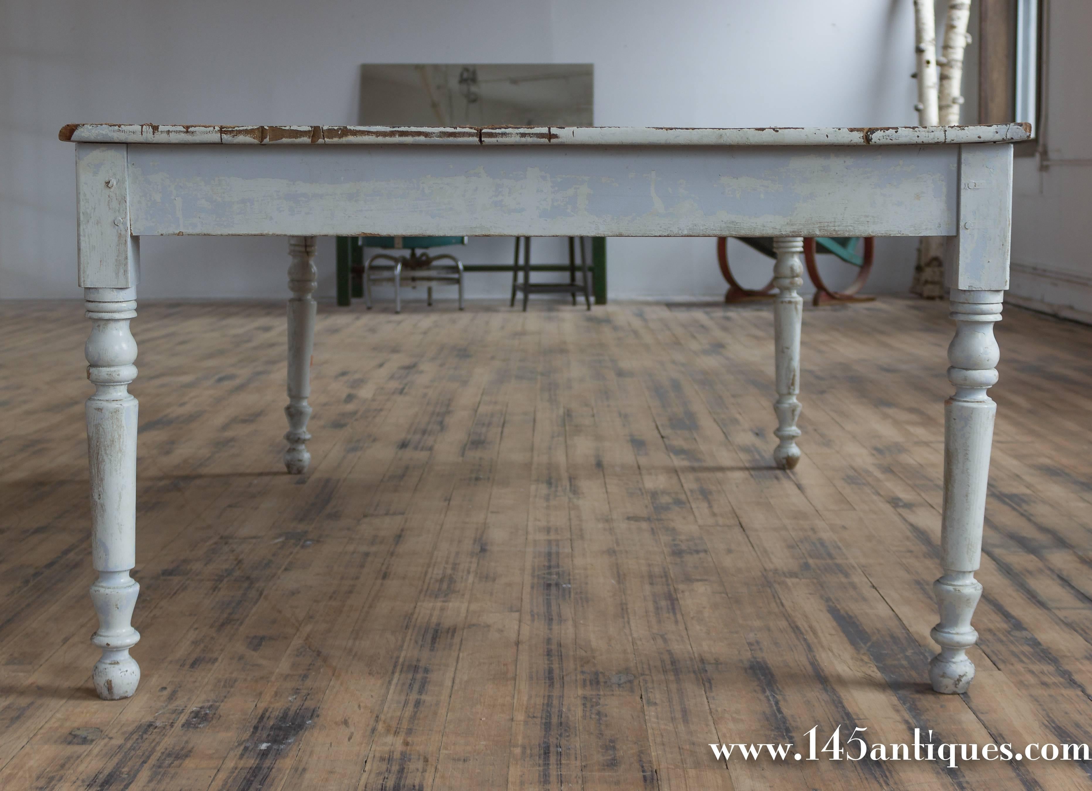 Spanish Very Large Painted Dining Table